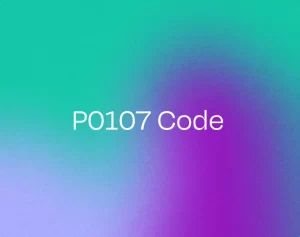 p0107 code displaying on an OBD-2 diagnostic tool